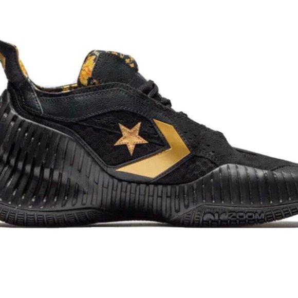 Converse All Star BB Prototype CX Mid Black Gold Mens Basketball A02515C - Picture 6 of 15